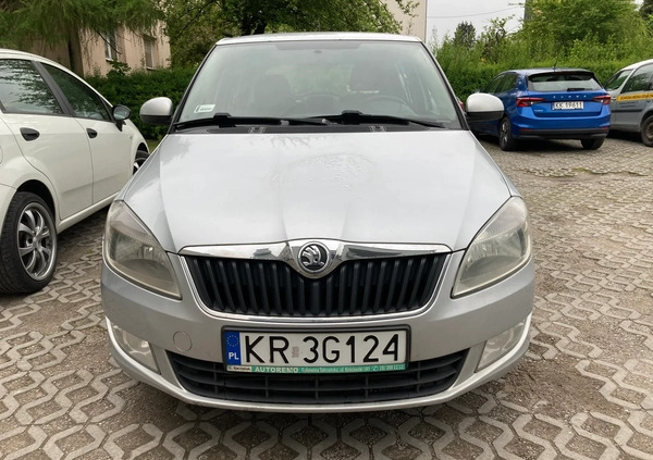 Skoda Fabia cena 9900 przebieg: 196041, rok produkcji 2013 z Kraków małe 92